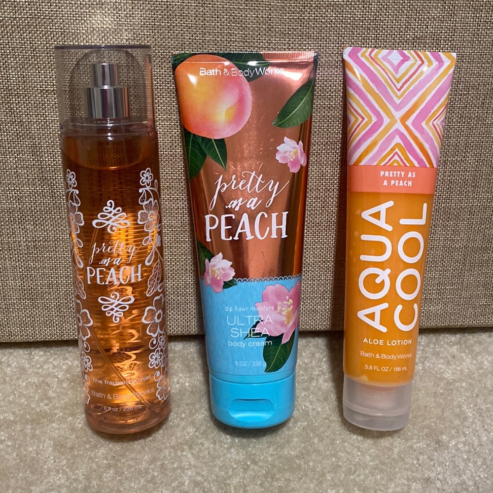 Pretty as a Peach bath and body set